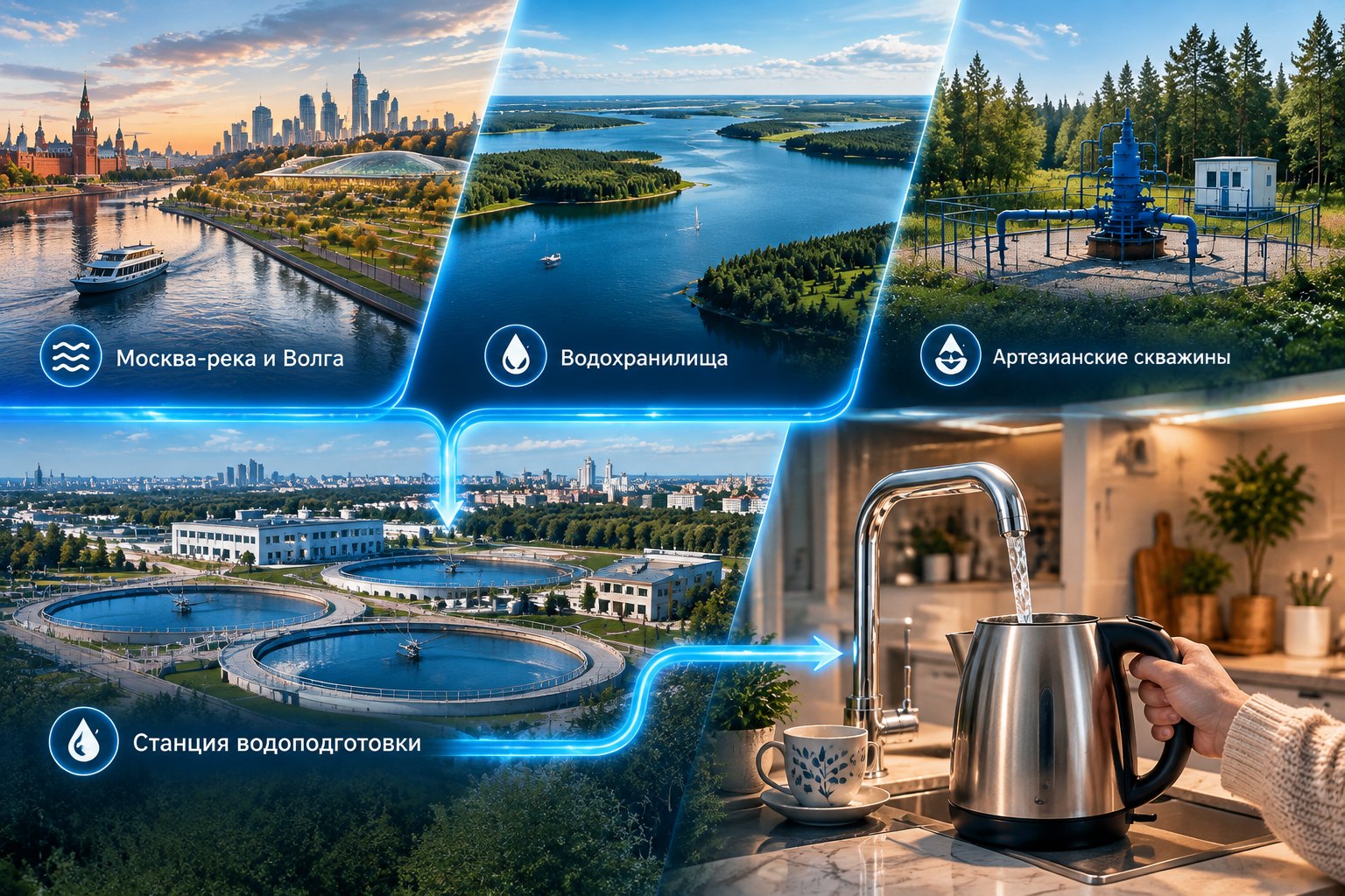 Качество воды в Москве