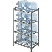 Стеллаж для бутылей Бомис-8Л (металлик)