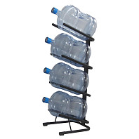 Стеллаж для бутылей Бридж-4 (металлик)