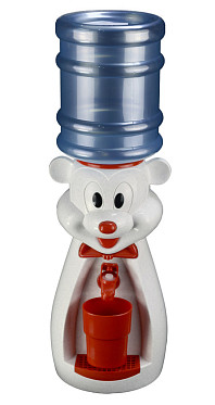 Кулер VATTEN kids Mouse Мраморно-белый/красный