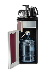 Кулер с чайным столиком Тиабар VATTEN L50RFAT tea bar, красный