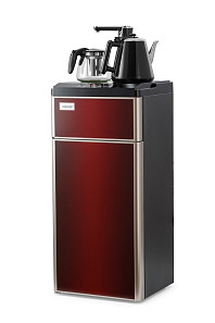 Кулер с чайным столиком Тиабар VATTEN L50REAT tea bar, красный