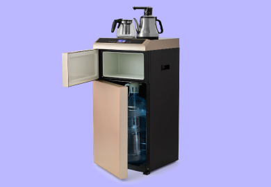 Tea Bar - кулер с нижней загрузкой и с чайным столиком Tea Bar - кулер с нижней загрузкой и с чайным столиком